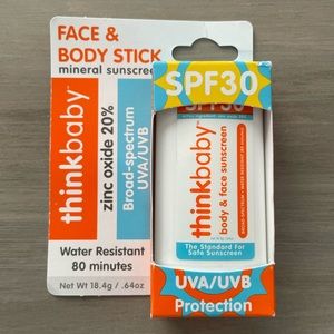 ThinkBaby Face & Body Stick Kid’s Mineral Zinc Sunscreen  SPF 30 Water Resistant